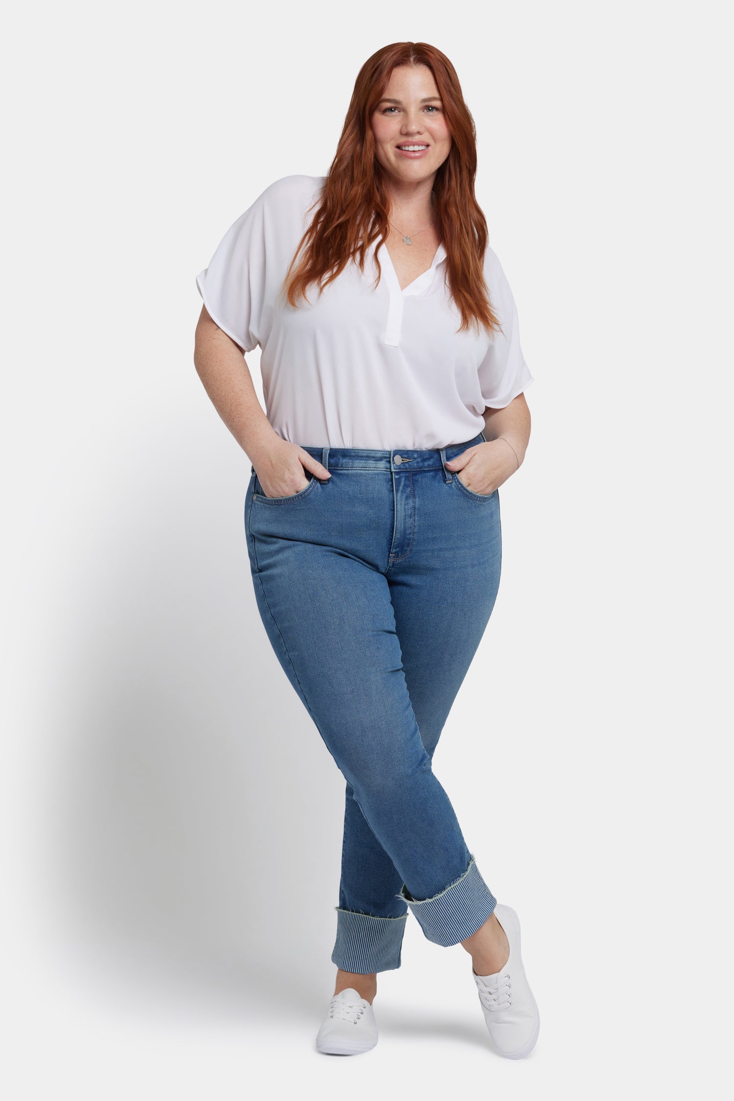 NYDJ Sheri Slim Ankle Jeans In Plus Size With 4