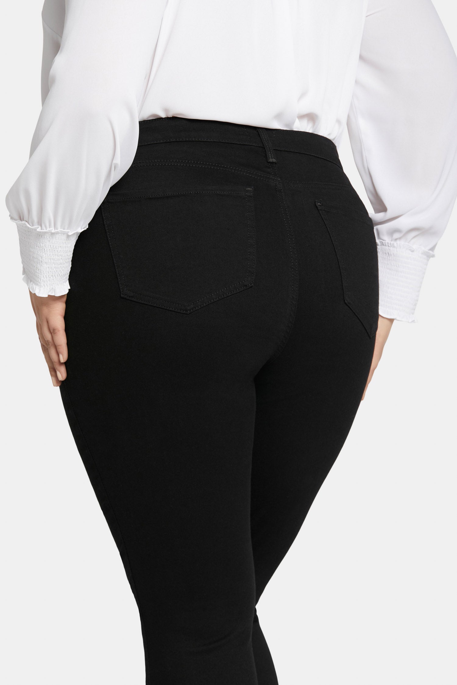 NYDJ Sheri Slim Jeans In Plus Size  - Black