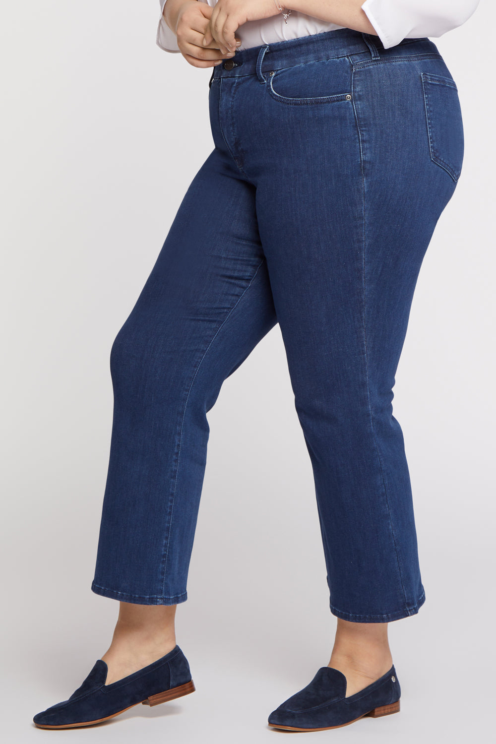 NYDJ Waist-Match™ Relaxed Flared Jeans In Plus Size  - Genesis