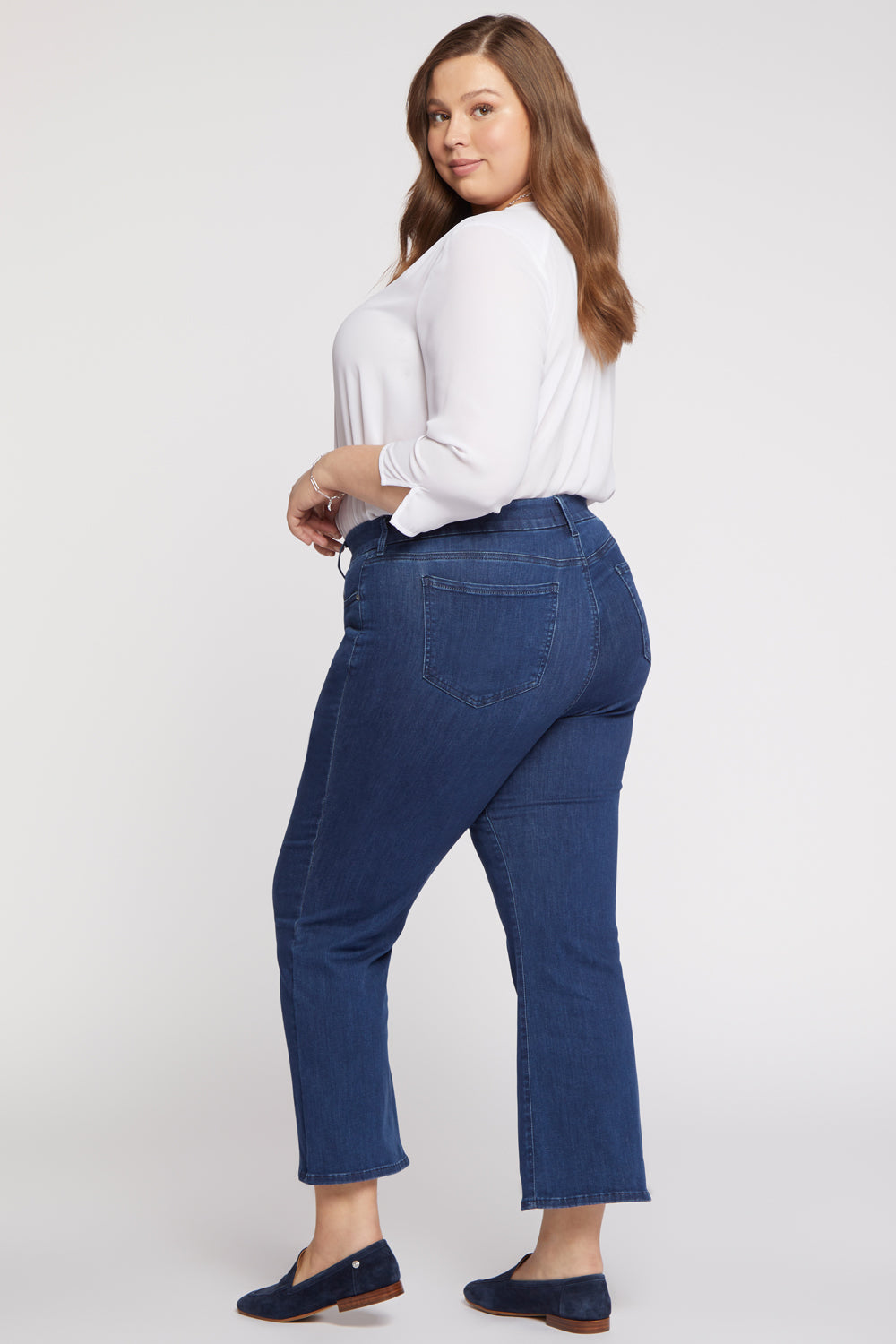 NYDJ Waist-Match™ Relaxed Flared Jeans In Plus Size  - Genesis