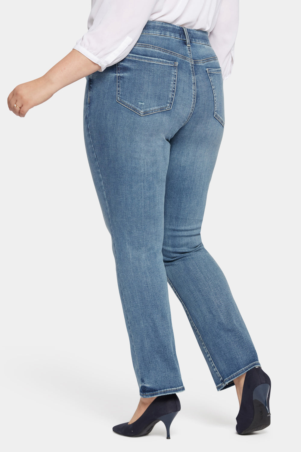 NYDJ Waist-Match™ Marilyn Straight Jeans In Plus Size  - Romance
