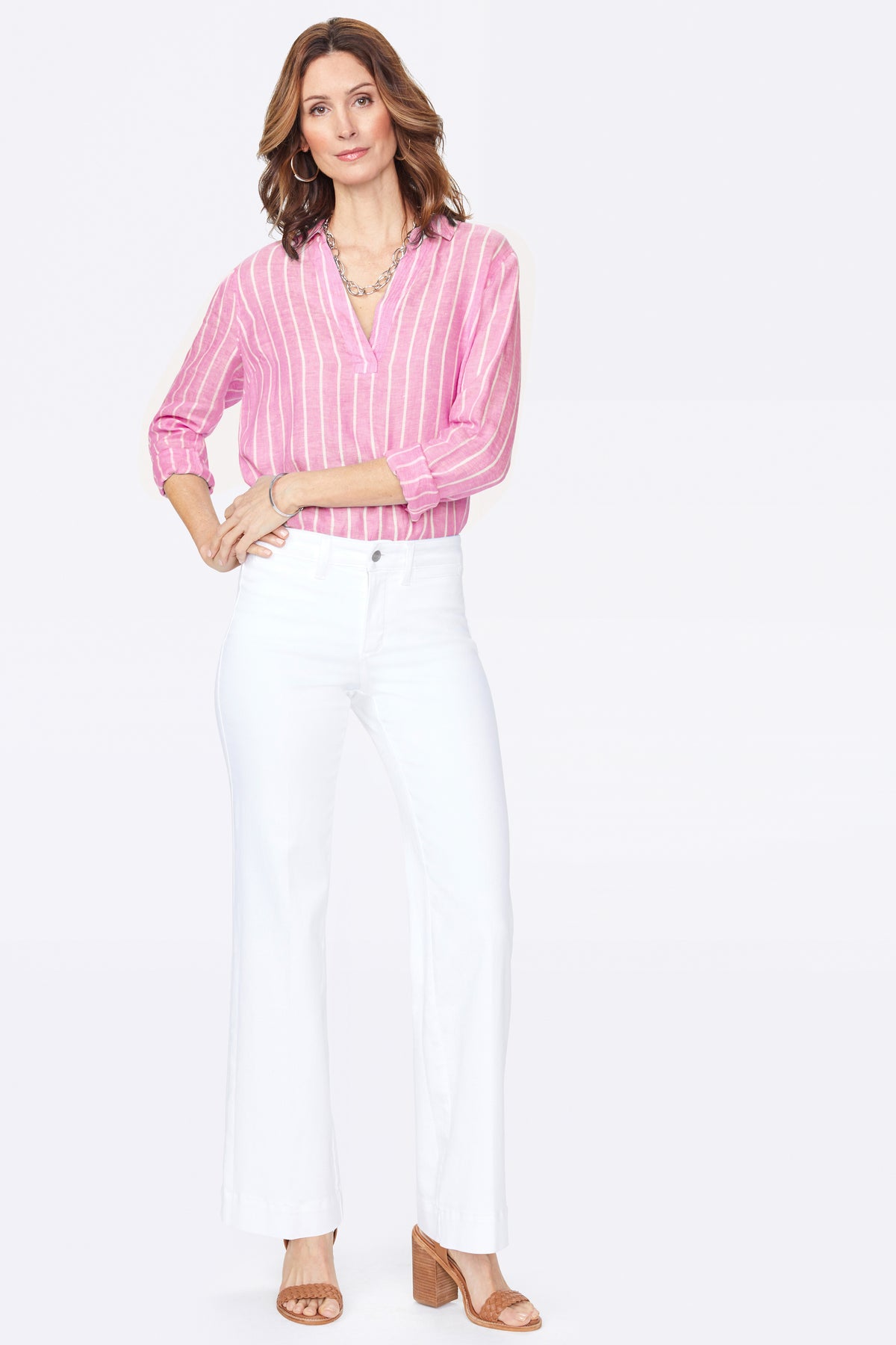 NYDJ Teresa Trouser Jeans  - Optic White