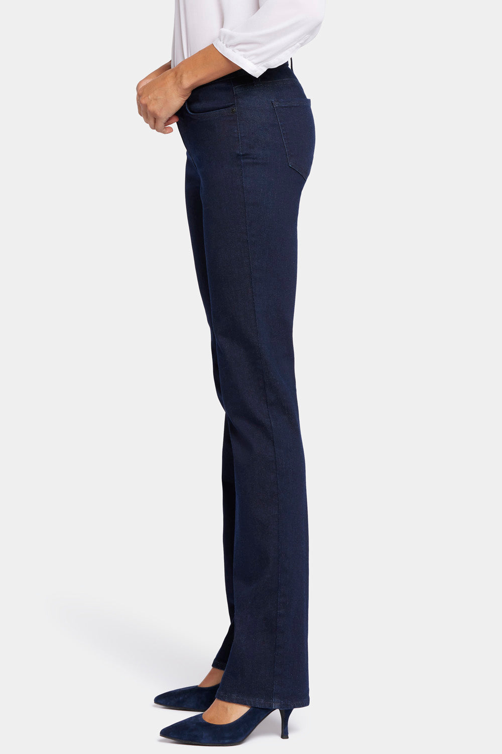 NYDJ Marilyn Straight Jeans In Petite With Short 28