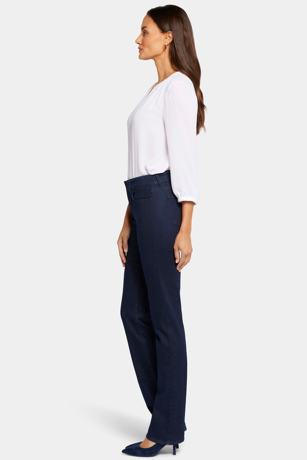 NYDJ Marilyn Straight Jeans In Petite With Short 28