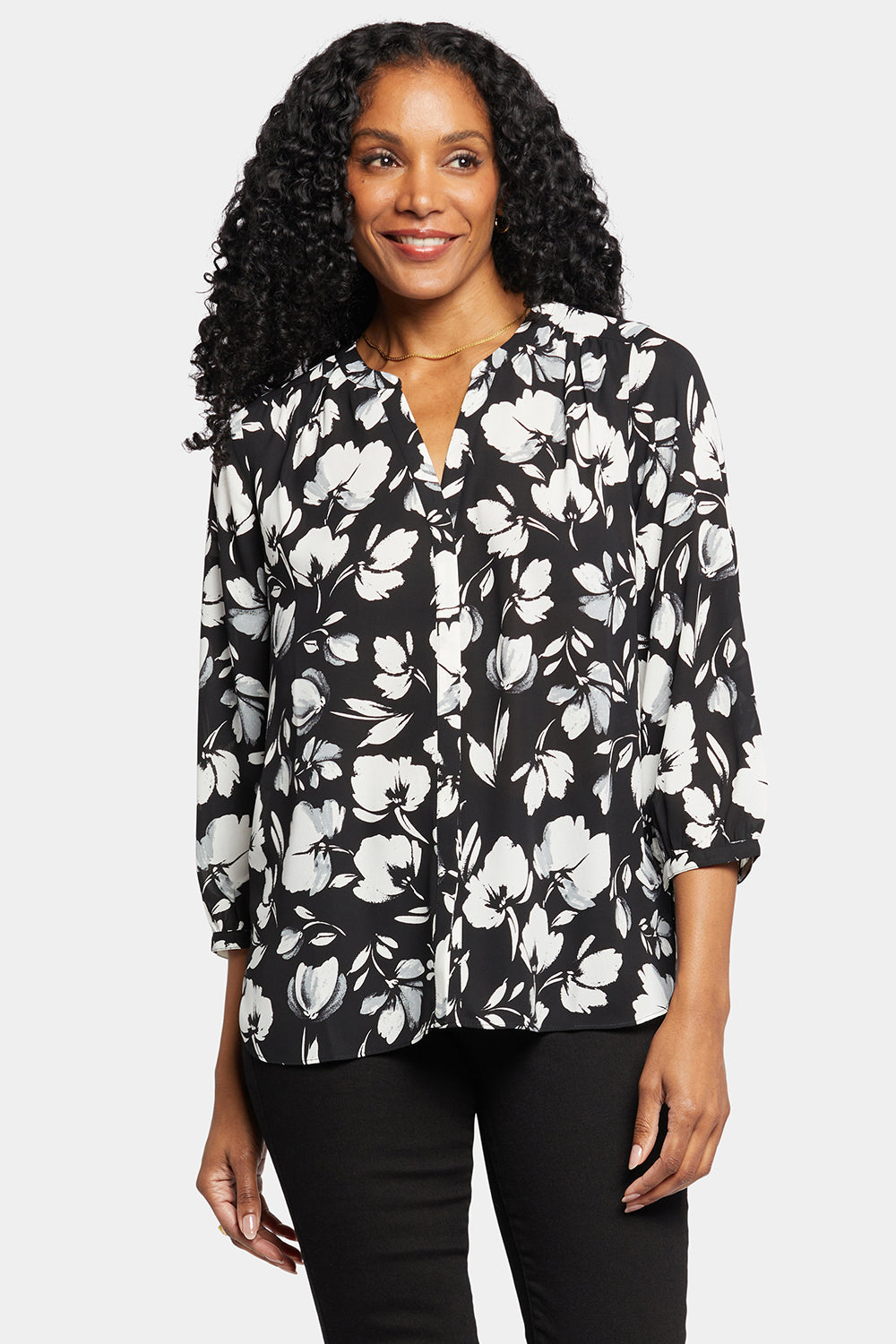 NYDJ Pintuck Blouse  - Bellefontaine