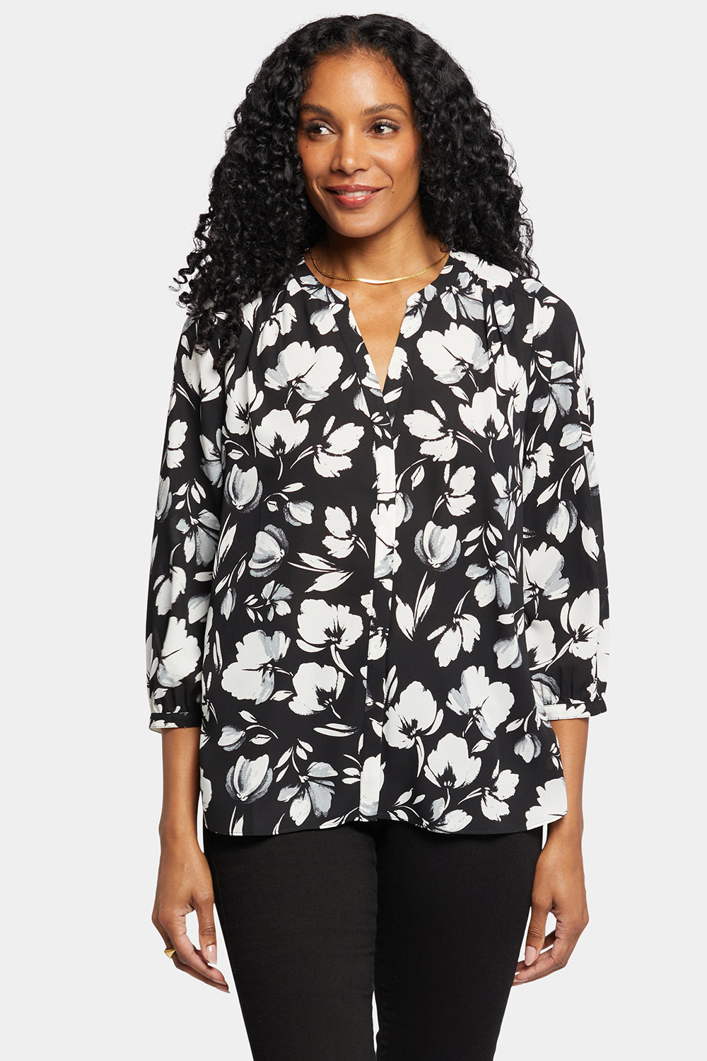 NYDJ Pintuck Blouse  - Bellefontaine