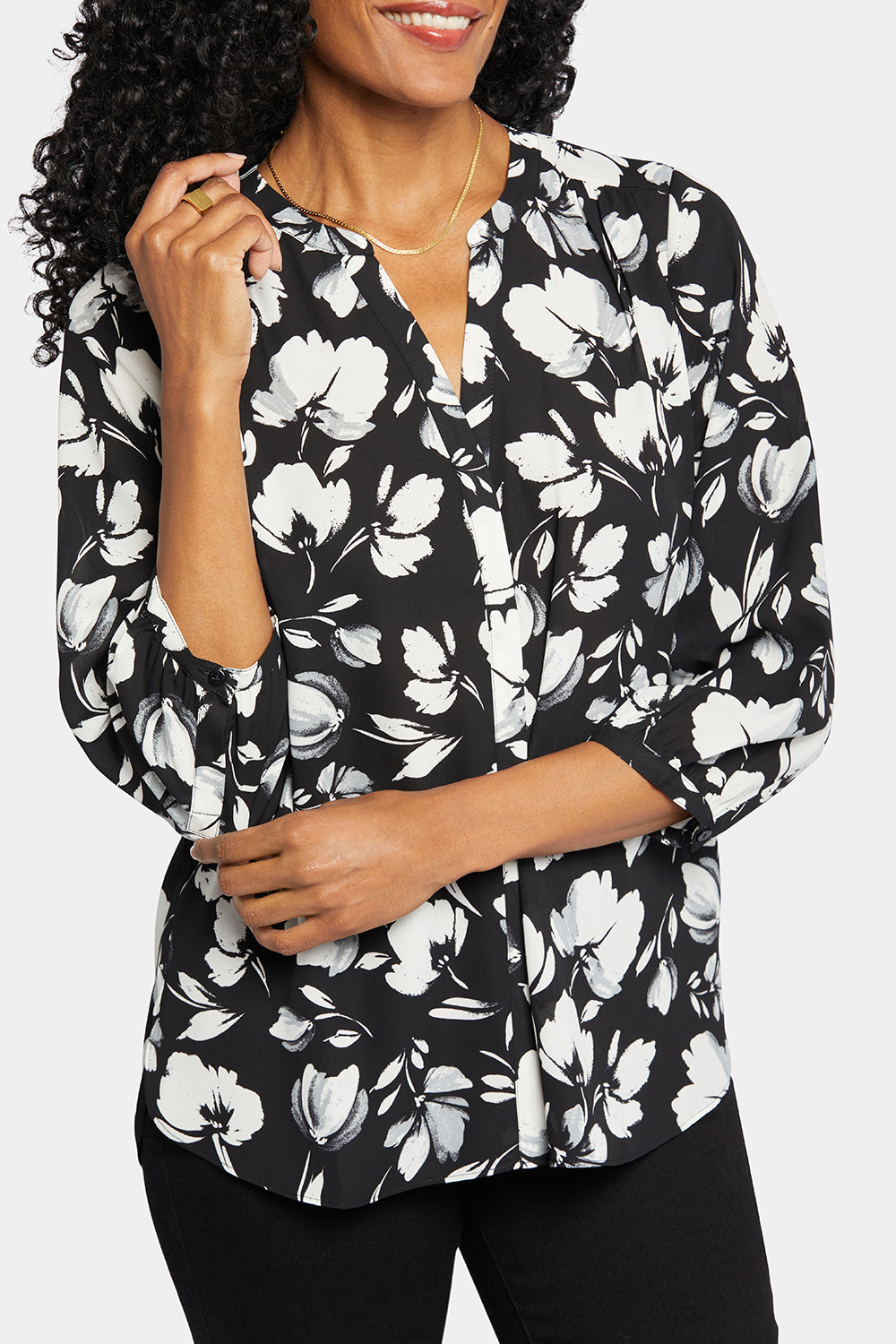 NYDJ Pintuck Blouse  - Bellefontaine